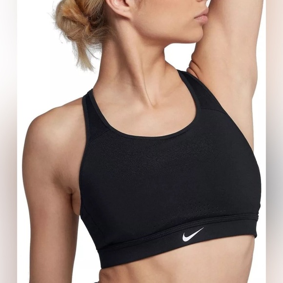 Nike Impact High Support Strappy Sports Bra in Black. Size S - Picture 1 of 9